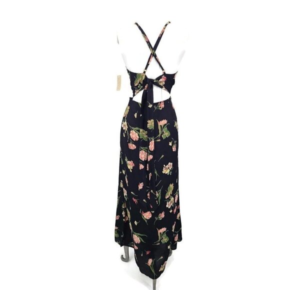 New Flynn Skye Adaline Maxi Dress Womens Large Night Bloom Rayon Summer - Picture 8 of 10